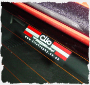 ClioTrophy.co.uk Logo Vinyl Window Sticker